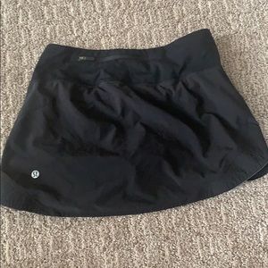 Lululemon Black Tennis Skirt